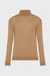 Чоловічий коричневий вовняний гольф EXTRAFINE MERINO WOOL TURTLENECK Gant XXXL 8050207 - изображение 5