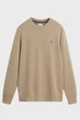 Чоловічий бежевий світшот REG SHIELD C-NECK SWEAT Gant L 2006065 - изображение 5