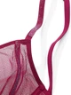Комплект Sheer Shine Unlined Low-Cut Demi Bra Вишневий 34D-S - изображение 3