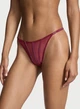 Комплект Sheer Shine Unlined Low-Cut Demi Bra Вишневий 34D-S - изображение 4