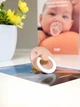 Соска пустушка BIBS Colour Latex Round (кругла) – Blush GLOW (світиться в темряві), 2й розмір 6-18місяців - зображення 2