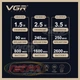 Комплект VGR 3 в 1 V-642 аккумуляторная машинка для стрижки (clipper) триммер и электробритва (шейвер) - изображение 4