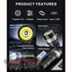 Фонарь YEMAO YM-G931 TG 30W+COB 1x40700 Power Bank ЗУ Type-C zoom - изображение 5