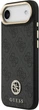 Etui Guess 4G Strass Logo & Big Strap Metal Buttons MagSafe do Apple iPhone Air Black (GUHMP17MP4G4DCSK) - obraz 3