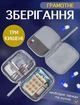 Дорожная туристическая аптечка серая,14×11×2 см органайзер-сумка для хранения лекарств Solve KT6010909 - изображение 6