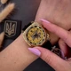 Жіночий наручний годинник Awarder 021 Де би не була Gold-Gold-Black - изображение 10