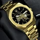 Чоловічий наручний годинник Awarder 026-3D Де би не був Gold-Black - изображение 2