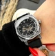 Жіночий наручний годинник Awarder 021-3D Де би не була Silver-Black-Black Leather - изображение 4