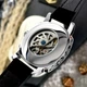 Жіночий наручний годинник Awarder 021-3D Де би не була Silver-Black-Black Leather - изображение 5