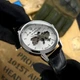 Класичний чоловічий годинник Awarder 022-3D Не Забуду Дім Silver-White - изображение 5