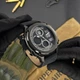 Чоловічий годинник Awarder 017 Тризуб срібло Black - изображение 7