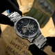 Чоловічий наручний годинник Awarder 022-3D Де би не був Silver-Black Steel - изображение 2