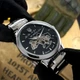 Чоловічий наручний годинник Awarder 022-3D Де би не був Silver-Black Steel - изображение 3
