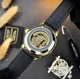 Класичний чоловічий годинник Awarder 022-3D Не Забуду Дім Gold-Black - изображение 8