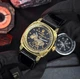 Чоловічий наручний годинник Awarder 021 Де би не був Gold-Black - изображение 13