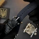 Класичний чоловічий годинник Awarder 022-3D Не Забуду Дім Silver-Black - изображение 9