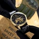 Класичний чоловічий годинник Awarder 022 Black-Gold Mechanic Metall Не Забуду Дім - изображение 10