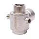 Соединитель пятивыводной + обратный клапан 80мм M1”×F1”×F1”×M1/4”×F1/4” Silver 480г AQUATICA (779601) - изображение 3