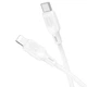Дата кабель Borofone BX113 Lenny Type-C to Lightning 27W (1m) White - изображение 3