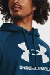 Чоловіче темно-синє худі UA Rival Fleece Logo HD Under Armour S 1379758-426 - изображение 4