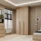 Шкаф распашной комбинированый №12 Light с антресолью 1200x500x2500 Дуб Сонома (GAA1LTK01213000000) - изображение 1