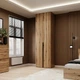 Шкаф распашной №1 Light с антресолью 800x500x2500 Дуб Эвок (GAA1LT11100000000) - изображение 1