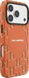 Etui Karl Lagerfeld Monogram Logo MagSafe do Apple iPhone 17 Pro Orange (KLHMP17L5PGKLMCO) - obraz 4