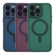 Чохол Premium TPU+PC Magnetic Matte Camera Lens with Magsafe для iPhone 14 Pro Max Purple - зображення 4