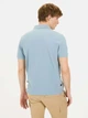 Поло длинное мужское Camel Active 409920-5P00-43 Синее (4064478969708) - изображение 2