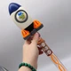Игрушка для мыльных пузырей Космическая ракета-меч (синяя) (S906) - зображення 2