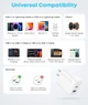 Мережевий зарядний пристрій Anker PowerPort 312 20W USB-C USB-A + Кабель USB-C 1.5 м - White - зображення 6