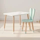 Стульчик ARINWOOD Зайчик Бирюзовый Круглое сиденье 04-2B-ROUND - изображение 2