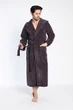 Халат чоловічий з капюшоном Nusa 2805, L/XL, Коричневий - зображення 2