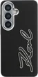 Чохол Karl Lagerfeld Grained Signature Metal Resin Logo для Samsung Galaxy S26 Black (KLHCS26SPGFKSRSK) - зображення 2