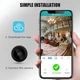 Wi-Fi камера с детектором движения. Мини-камера Full HD 1080P. Мини камера с ночной съемкой и датчиком движения 150° - изображение 5
