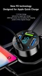 Автомобильная быстрая зарядка QC 3.0 USB+PD. Автозарядка на 4 порта. Автомобильная зарядка для Iphone - изображение 4