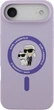 Чохол Karl Lagerfeld Liquid Silicone Karl and Choupette MagSafe для Apple iPhone Air Purple (KLHMP17MSCMKCRHU) - зображення 2
