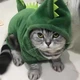 Одежда для кота динозавр RESTEQ размер L, костюм динозавра для кошек, костюм для животных, одежда для питомцев - изображение 5