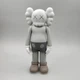Статуэтка KAWS Companion серого цвета 18 см — дизайнерская фигурка для интерьера, коллекционная игрушка в стиле арт-той - изображение 1