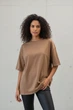 Жіноча футболка оверсайз візон - VAMPASUE - L/XL - 500037 - изображение 1