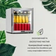 Холодильник-витрина KLARSTEIN Beersafe L Crystal White 47 л (10033121) - изображение 6