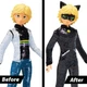 Lalka Playmates Miraculous Fashion Flip Adrien i strój Czarnego Kota 26 cm (43377501954) - obraz 5