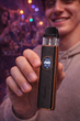 Многоразовый вейп Vaporesso XROS 5 Black Leather под-система ХРОС 5 на 1500мАч до 30вт с кожаной обработкой черная - изображение 4