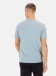 Футболка хлопковая длинная мужская Camel Active T-Shirt 1/2 Arm 409700-5T02-43 L Голубая с принтом (4064478971848) - изображение 2