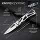 Карманный нож с карабином KnifeKeyRing, серебристый - изображение 1
