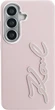 Чохол Karl Lagerfeld Grained Signature Metal Resin Logo для Samsung Galaxy S26 Pink (KLHCS26SPGFKSRSP) - зображення 2