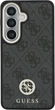 Etui Guess 4G Big Rhinestone Triangle Strap MagSafe do Samsung Galaxy S26 Black (GUHMS26SP4G4DCSK) - obraz 2
