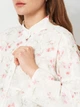 Батистовая рубашка для беременных и кормящих мам KOKO Boutique розовые цветы L/XL - изображение 3