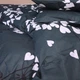 Простынь MirSon Бязь 17-0961 Dark Hearts 150х220 см (2200013257837) - изображение 1