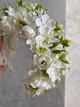 Обруч Віночок на голову Прикраса для волосся білого кольору 2720 - зображення 5